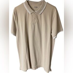Old Navy Men's Tan Polo Shirt